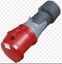 Изображение Mennekes Gniazdo przenone PowerTOP Xtra czerwone 63A 400V IP44 (MEN14112)