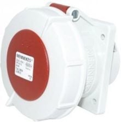 Изображение Mennekes Gniazdo tablicowe proste 32A 5p 6h 400V IP67 zaciski rubowe (MEN240A)