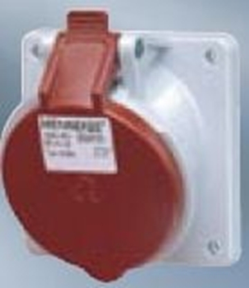 Изображение Mennekes Gniazdo tablicowe skone 5P 16A 400V czerwone IP44 3093 (MEN3093)