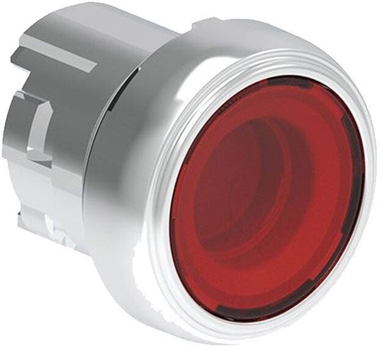 Picture of Metalowy przycisk podwietlany fi22mm samoczynny powrót kryty Czerwony LPSBL104