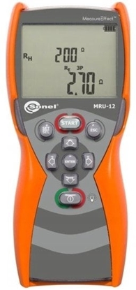 Изображение Miernik rezystancji uziemienia i rezystywnoci gruntu LCD IP65 20 mA MRU-12 WMPLMRU12