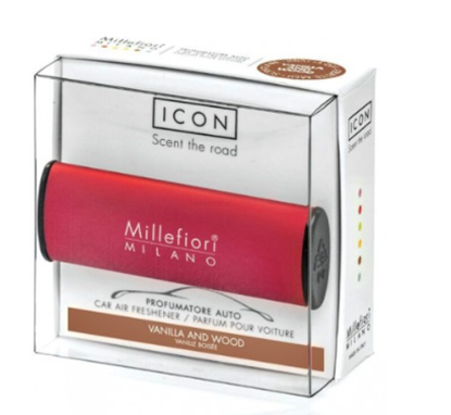 Attēls no Millefiori Milano Icon Car Air Freshener Vanilla & Wood Classic