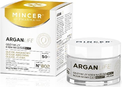 Изображение Mincer Pharma ArganLife 50+ Krem odywczy na dzie i noc 50ml