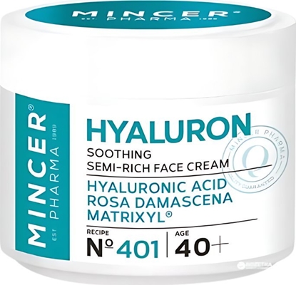 Picture of Mincer Pharma Hyaluron Krem agodzcy 40+ nr 401 50ml