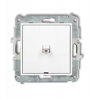 Picture of MINI Mechanizm cznika jednobiegunowego w stylu amerykaskim biay mat 25MWPUS-1