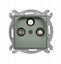Picture of MINI Mechanizm gniazda abonenckiego 2 wyjcia SAT + TV szawiowy 61MGSN