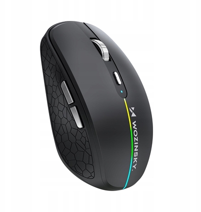 Attēls no Mysz Wozinsky Mysz bezprzewodowa WMGK-1132 podwietlona RGB - czarna