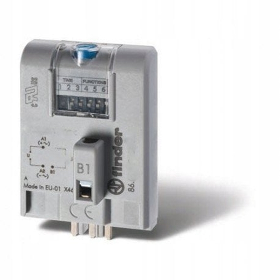 Picture of Modu czasowy wielofunkcyjny 12-240VAC/DC do gniazd przeka. wyk. trakcyjne F86-00-0-240-0000T