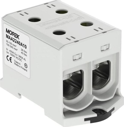 Picture of MOREK Zczka OTL240-2 kolor szary 2xAl/Cu 35-240mm2 1000V Zacisk uniwersalny MAA2240A10
