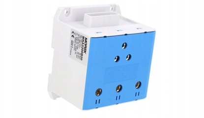 Picture of MOREK Zczka OTL300-3B niebieska 3xAl/Cu95-300mm2 6x1x40 1000V AC/1500 DC Zacisk uniwersalny z wejciem na szyn elastyczn MAA3300B20