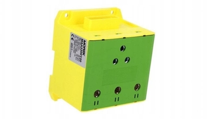 Picture of MOREK Zczka OTL300-3B óto-zielony 3xAl/Cu95-300mm2 6x1x40 1000V/1500V Uniwersalny zacisk z wejciem na elastyczn szyn MAA3300Y20
