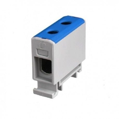 Picture of MOREK Zczka sz. gwint AL/CU 1,5-50mm2 TS35 1-tor 2-otw zaciskowe OTL50 niebieski (MAA1050B10)