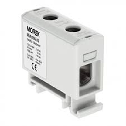 Picture of MOREK Zczka szyn gwint AL/CU 1,5-50mm2 TS35 1-tor 2-otw zaciskowe OTL50 szary (MAA1050A10)