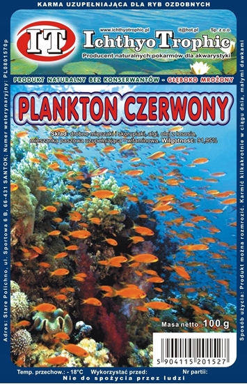 Изображение MROONKA PLANKTON CZERWONY 100G