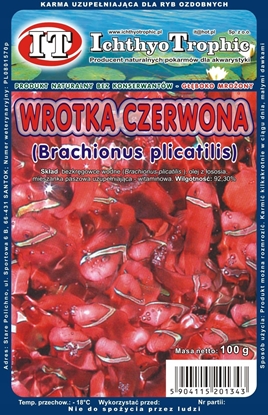 Изображение MROONKA WROTKA CZERWONA (BRACHIONUS PLICATILIS) 100G