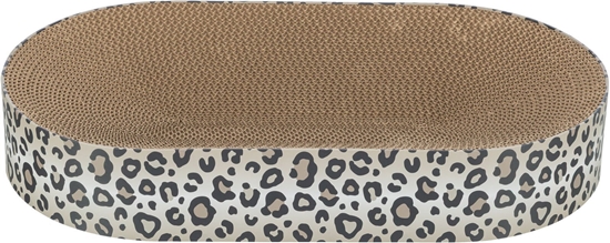 Picture of Mruu&Pruu Leo, kartonowy drapak dla kota, kremowy, 63x10x35 cm