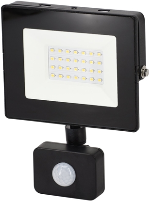 Изображение NAWIETLACZ LED SMD KASTEL 20W 6000K 1650LM IP65 CZARNY CZ. PIR