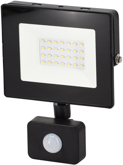 Изображение NAWIETLACZ LED SMD KASTEL 20W 6000K 1650LM IP65 CZARNY CZ. PIR