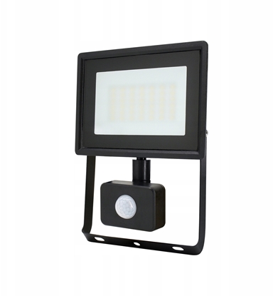 Picture of Nawietlacz LED SMD KASTEL2 30W 4000K 2520lm IP65 czarny z czujnikiem ruchu C64-S-LFK2-030BL-4K