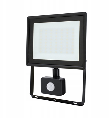 Picture of Nawietlacz Bemko Nawietlacz LED SMD KASTEL2 50W 4000K 4280lm IP65 czarny z czujnikiem ruchu C64-S-LFK2-050BL-4K