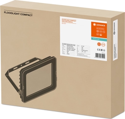 Изображение Nawietlacz Ledvance Projektor LED FLOOD COMPACT V 90W 840 SYM 100 BK 4058075575004