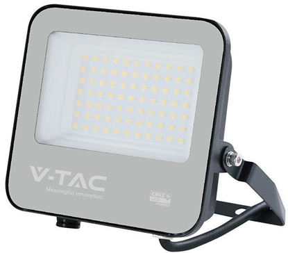 Изображение Nawietlacz V-TAC Projektor LED CREE CHIP 50W 135lm/W czarna obudowa IP65 VT-4455 4000K 6750lm 6 lat gwarancji