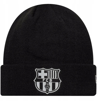 Attēls no New Era Core Cuff Beanie FC Barcelona Reflective Hat 60846910 Czarny One size