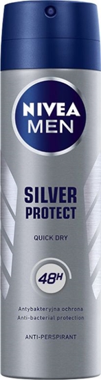 Изображение Nivea Dezodorant SILVER PROTECT DYNAMIC POWER spray mski 150ml