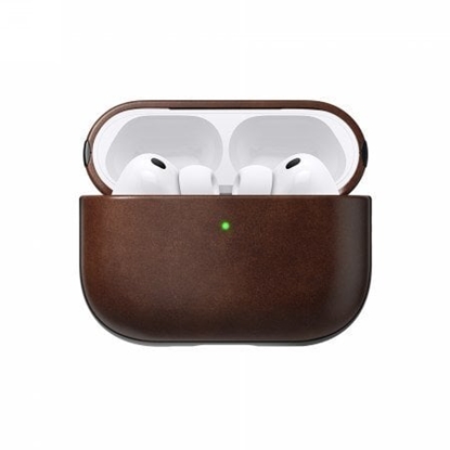 Picture of Nomad Goods Inc. NOMAD Modern Leather Case - skórzany etui do Apple AirPods Pro 3, skóra Horween (rustic brown)