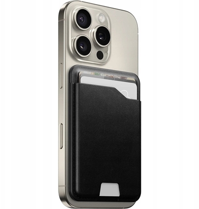 Picture of Nomad Leather Mag Wallet with Find My Tracking, black