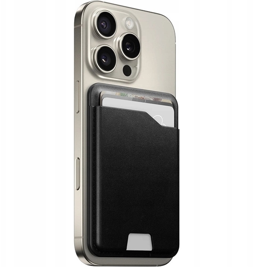 Picture of Nomad Leather Mag Wallet with Find My Tracking, black