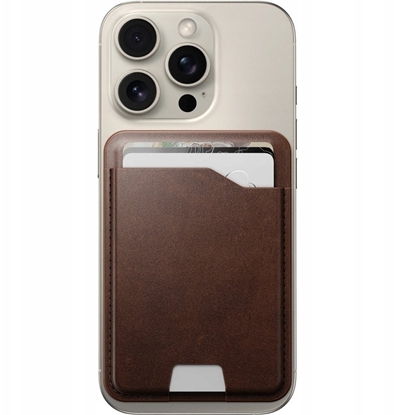 Picture of Nomad Leather Mag Wallet with Find My Tracking, brown