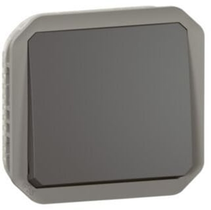 Picture of NOWE PLEXO 55 Przycisk jednobiegunowy mechanizm 10A - 250V AC antracyt 069810L