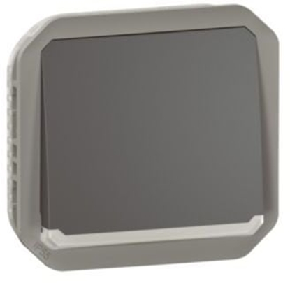 Picture of NOWE PLEXO 55 Przycisk jednobiegunowy z podwietleniem mechanizm 10A - 250V AC antracyt 069813L