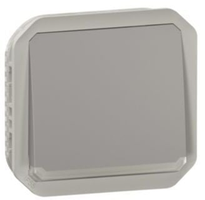 Picture of NOWE PLEXO 55 Przycisk jednobiegunowy z podwietleniem mechanizm 10A - 250V AC szary 069542L