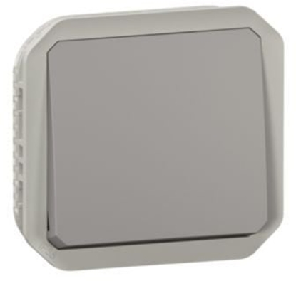 Picture of NOWE PLEXO 55 Przycisk przeczny 1Z+1R mechanizm 10A - 250V AC szary 069541L