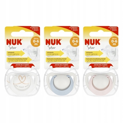 Picture of NUK SMOCZEK USP 0-6M STAR 10730717 1/6