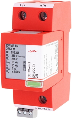 Attēls no Ogranicznik przepi 2P Typ T1+T2+T3 DV M2 TN 255 FM (10/350) 50kA 956205
