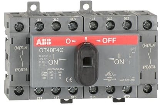 Picture of ABB Omskifter 40A 1-0-2 4polet OT40F4C (1 STK.)