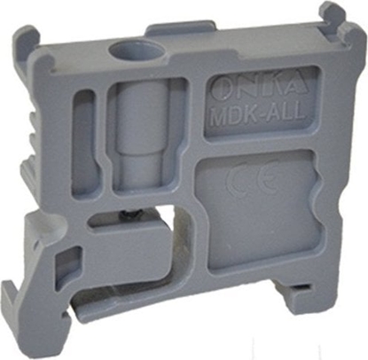 Изображение ONKA Elektrik Trzymacz do zczek szynowych MRK i OPK szary T0-1212