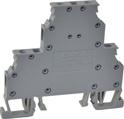 Picture of ONKA Elektrik Zczka uniwersalna rubowa 2-poziomowa MRK-C 2,5mm2 szara T0-1612
