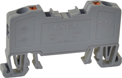 Picture of ONKA Elektrik Zczka uniwersalna sprynowa OPK 2,5mm2 szara T0-1502