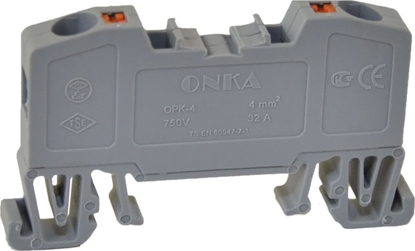 Изображение ONKA Elektrik Zczka uniwersalna sprynowa OPK 4mm2 szara T0-1512
