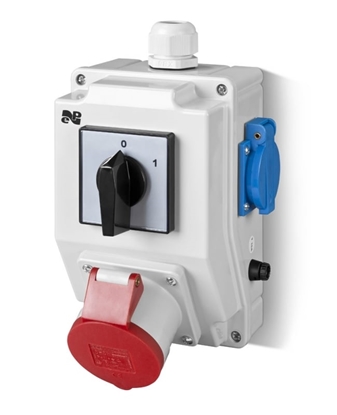 Изображение Onnline Zestaw z wycznikiem 0-1 32A/5P 230V IP44 - 6275-00