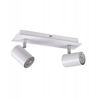 Изображение Oprawa cienno-sufitowa GU10 2x max 10W EVALO EL-2I W-SR biay 35692