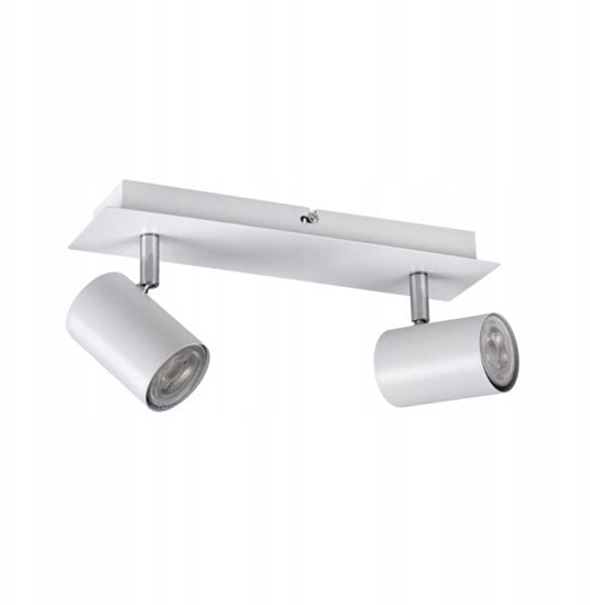 Изображение Oprawa cienno-sufitowa GU10 2x max 10W EVALO EL-2I W-SR biay 35692