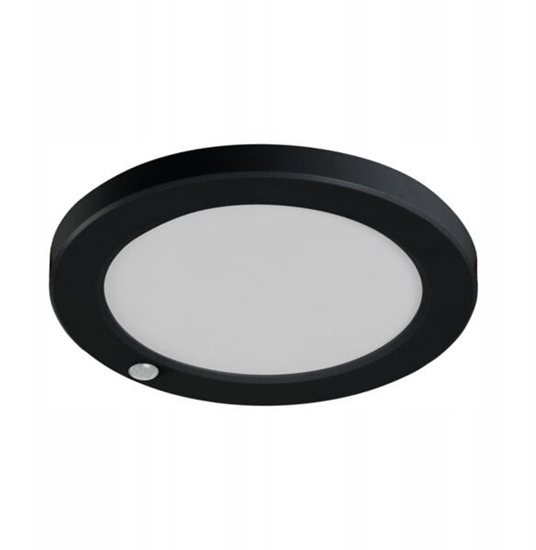 Picture of Oprawa downlight LED z czujnikiem ERGA PIR 17W CCT-B max 1600lm 3000-6500K ciepa/neutralna/zimna IP20 5 lat Gwar. czarny 24605