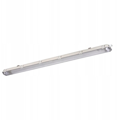 Attēls no Oprawa hermetyczna DICHT 4LED PI 236/PS odbynik stalowy pod 2 wietlówki T8 LED 1200mm G13 max36W IP65 szary 31323