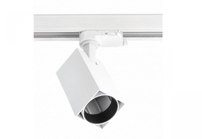 Изображение Oprawa na szynoprzewód 1-fazowy LIMA GU10 max.20W AC220-240V IP20 kwadrat biay XLT-LMAGU10KB-NB