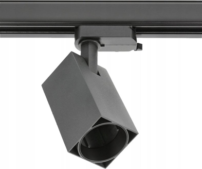 Изображение Oprawa na szynoprzewód 1-fazowy LIMA GU10 max.20W AC220-240V IP20 kwadrat czarny XLT-LMAGU10KC-NB